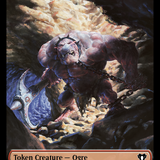 Treasure // Ogre Double-Sided Token [Commander Masters Tokens]