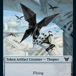 Thopter // Spirit (002) Double-Sided Token [Kamigawa: Neon Dynasty Commander Tokens]