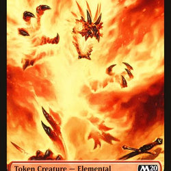Elemental // Satyr Double-Sided Token [Challenger Decks 2020 Tokens]