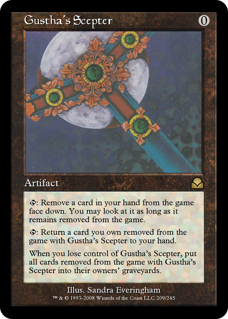 Gustha's Scepter (ME2-209) [Masters Edition II] Foil