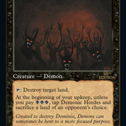 Demonic Hordes (Retro) [30th Anniversary Edition]