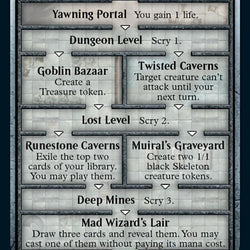 Dungeon of the Mad Mage // Goblin Double-Sided Token [Dungeons & Dragons: Adventures in the Forgotten Realms Tokens]