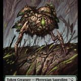 Treasure (21) // Phyrexian Saproling Double-Sided Token [March of the Machine Tokens]