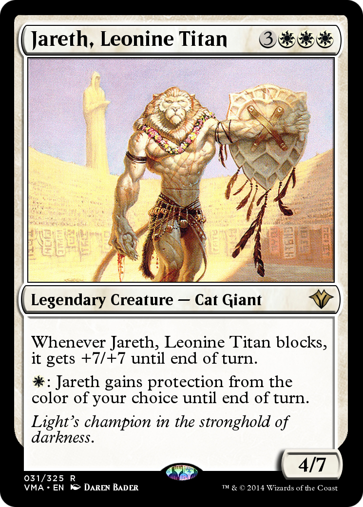 Jareth, Leonine Titan (VMA-031) [Vintage Masters]