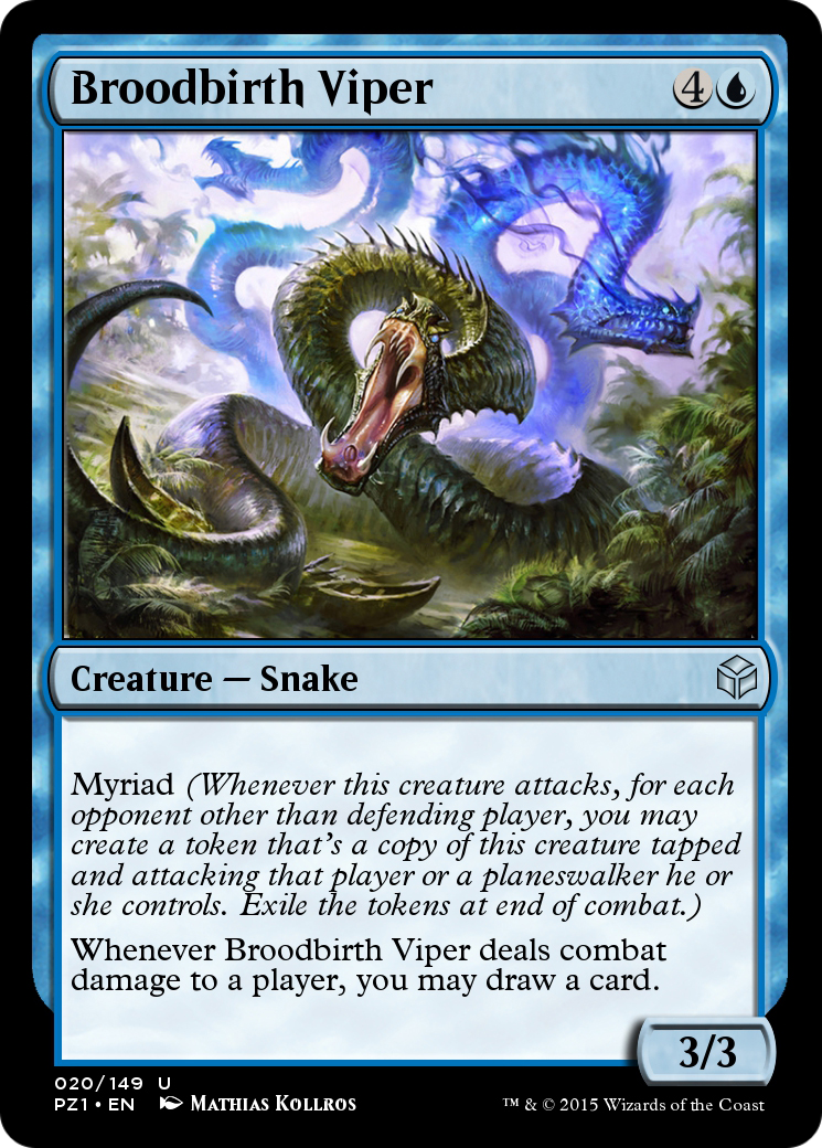 Broodbirth Viper (PZ1-020) [Legendary Cube Prize Pack] Foil