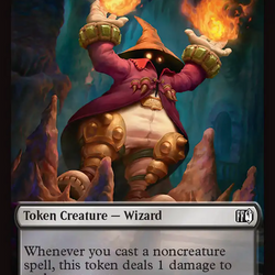 Hero (0002) // Wizard (0014) Double-Sided Token [FINAL FANTASY Tokens]