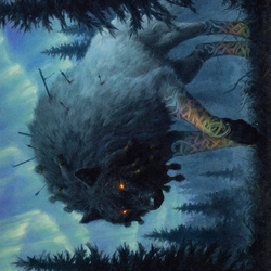 Sarulf, Realm Eater // Sarulf, Realm Eater (ASKHM-065) (Borderless) [Art Series: Kaldheim] Foil