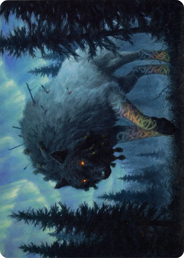 Sarulf, Realm Eater // Sarulf, Realm Eater (ASKHM-065) (Borderless) [Art Series: Kaldheim] Foil