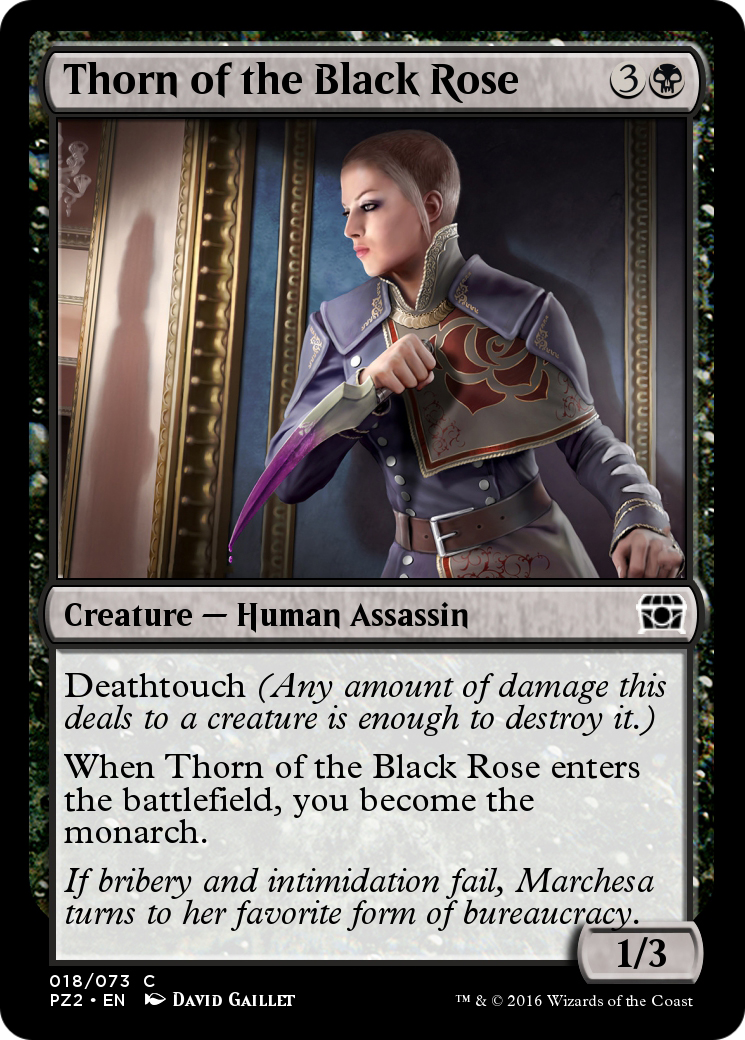 Thorn of the Black Rose (PZ2-018) [Treasure Chest] Foil