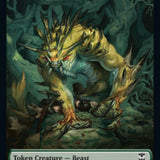 Plant // Beast Double-Sided Token [Streets of New Capenna Commander Tokens]