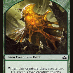 Ooze (016) // Ooze (017) Double-Sided Token [Planechase Anthology Tokens]
