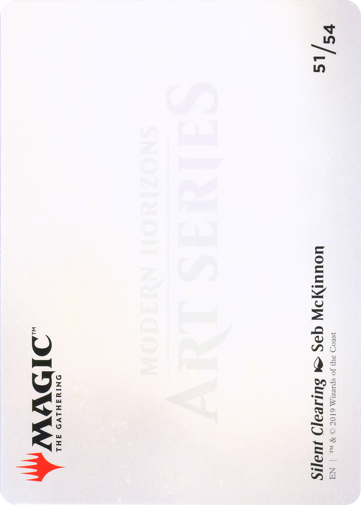 Silent Clearing // Silent Clearing (AMH1-051) (Borderless) [Modern Horizons Art Series]
