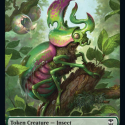 Ogre // Insect Double-Sided Token [Streets of New Capenna Commander Tokens]
