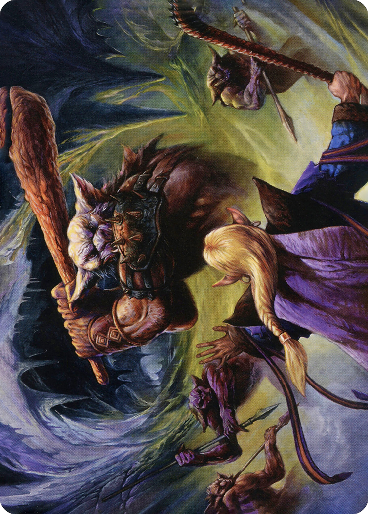 Den of the Bugbear // Den of the Bugbear (AAFR-034) (Borderless) [Adventures in the Forgotten Realms Art Series]