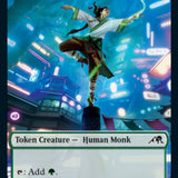 Samurai // Human Monk Double-Sided Token [Kamigawa: Neon Dynasty Tokens]