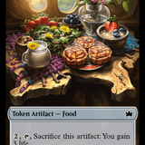 Food // Bushy Bodyguard Double-Sided Token [Bloomburrow Tokens]