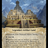 Thousand Moons Smithy // Barracks of the Thousand [The Lost Caverns of Ixalan Prerelease Cards]