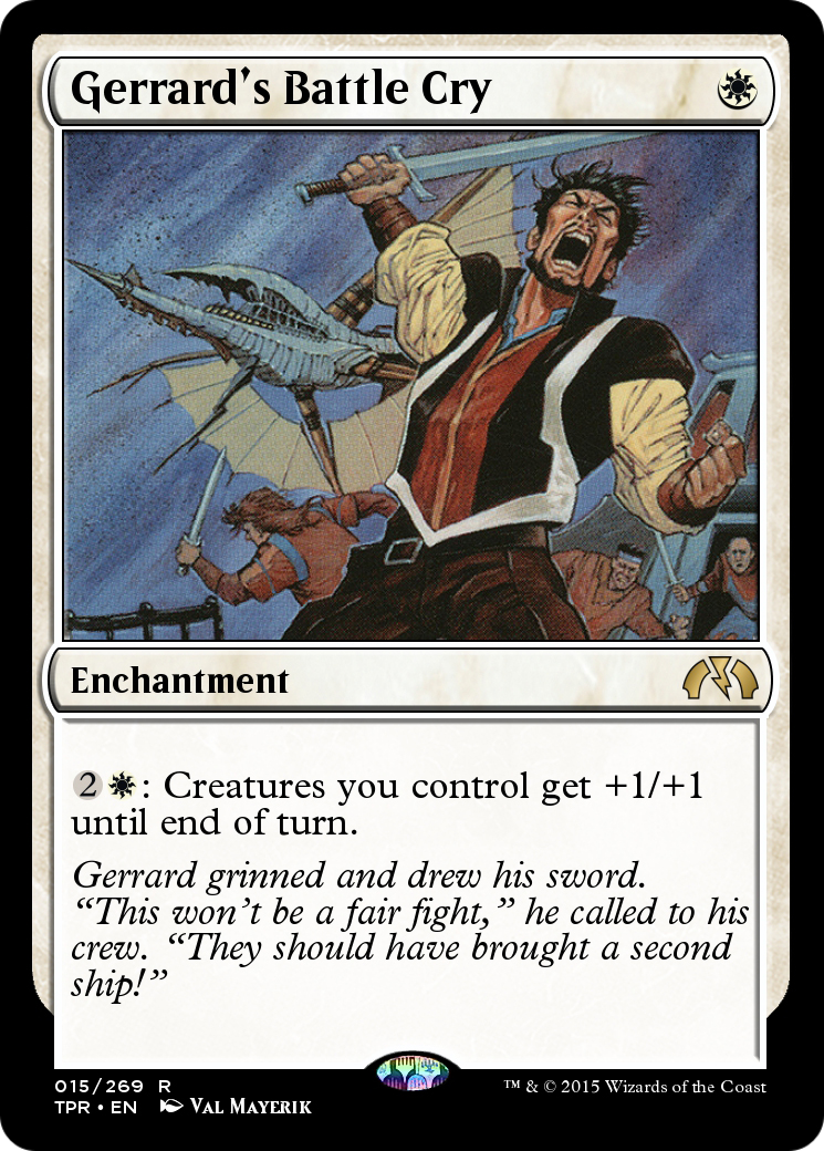 Gerrard's Battle Cry (TPR-015) [Tempest Remastered] Foil