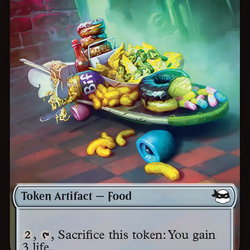 Robot // Food Double-Sided Token [Teenage Mutant Ninja Turtles Tokens]