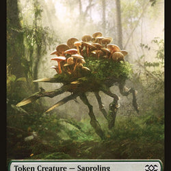 Copy // Saproling Double-Sided Token [Double Masters Tokens]