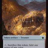 Goblin // Treasure Double-Sided Token [Foundations Tokens]