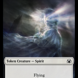 Spirit (9) // Spirit (13) Double-Sided Token [March of the Machine Commander Tokens]