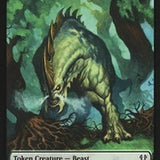 Beast // Saproling Double-Sided Token [Zendikar Rising Commander Tokens]