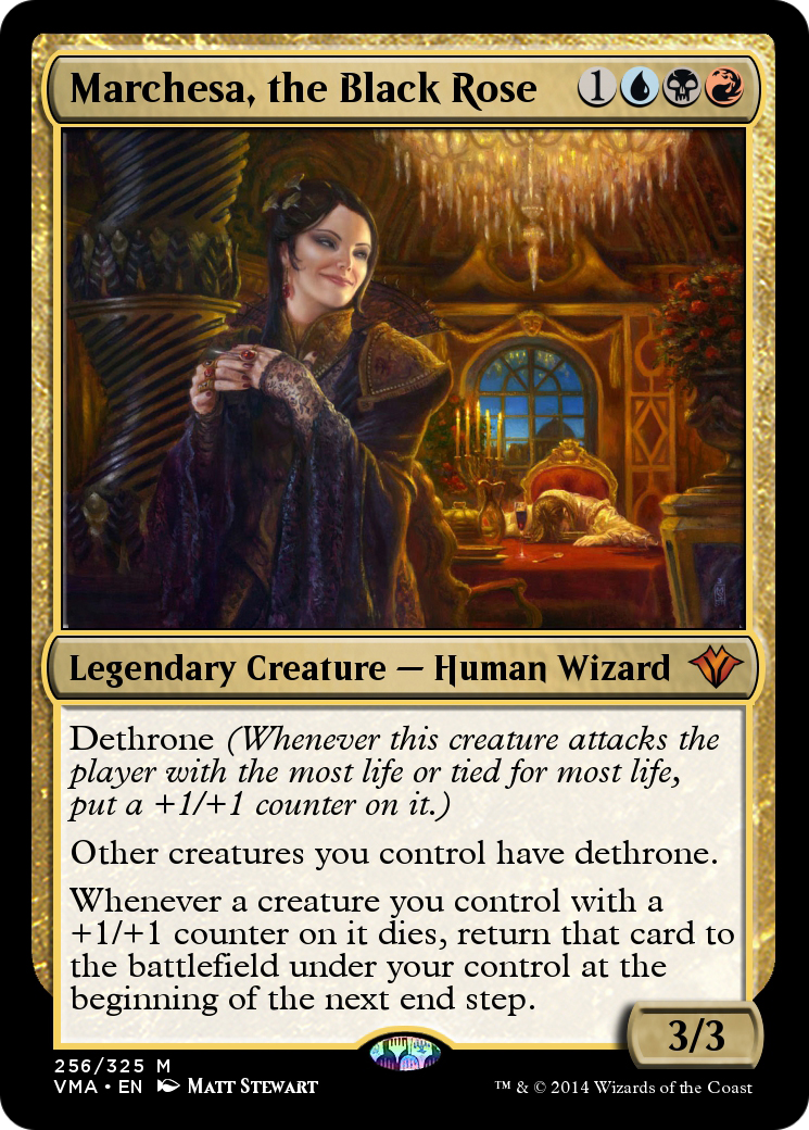 Marchesa, the Black Rose (VMA-256) [Vintage Masters] Foil