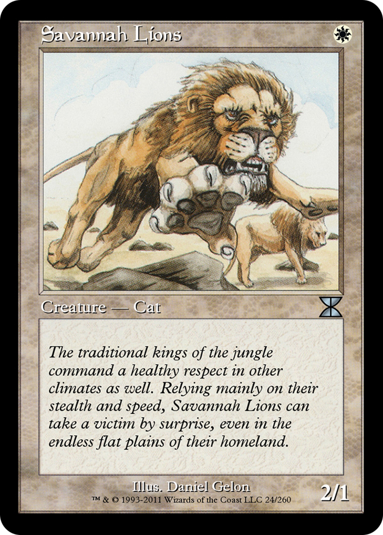 Savannah Lions (ME4-024) [Masters Edition IV]