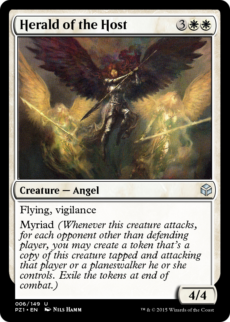 Herald of the Host (PZ1-006) [Legendary Cube Prize Pack] Foil