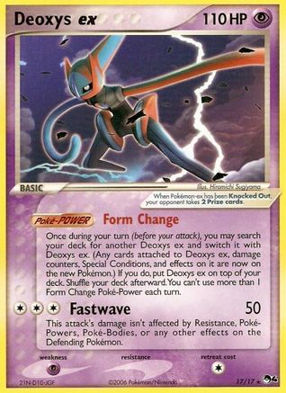 Deoxys ex - 17/017 [POP Series 4] - Holofoil