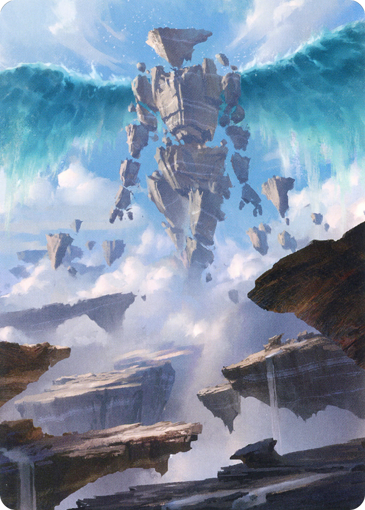 Celestial Colonnade // Celestial Colonnade (AZNR-033) (Borderless) [Zendikar Rising Art Series] Foil