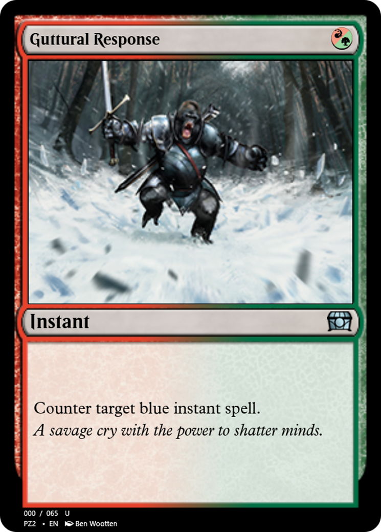 Guttural Response (PZ2-65845) [Treasure Chest]