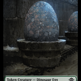 Dinosaur Egg // Dinosaur (0010) Double-Sided Token [The Lost Caverns of Ixalan Tokens]