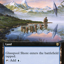 Glasspool Mimic // Glasspool Shore (Extended Art) [Zendikar Rising]