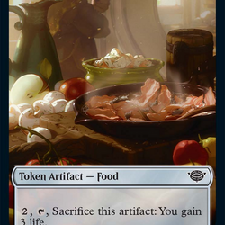 Food (10) // Treasure Double-Sided Token [The Lord of the Rings: Tales of Middle-Earth Tokens]