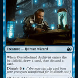 Overwhelmed Archivist // Archive Haunt [Innistrad: Midnight Hunt]