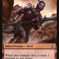 Devil // Angel Double-Sided Token [Dungeons & Dragons: Adventures in the Forgotten Realms Tokens]