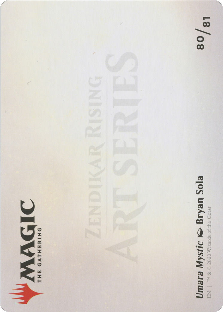 Umara Mystic // Umara Mystic (AZNR-080) (Borderless) [Zendikar Rising Art Series]