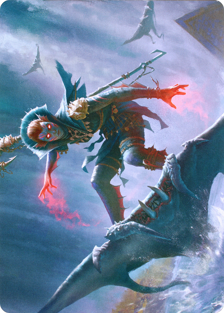 Umara Mystic // Umara Mystic (AZNR-080) (Borderless) [Zendikar Rising Art Series] Foil