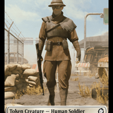 Soldier (004) // Human Soldier Double-Sided Token [Fallout Tokens]