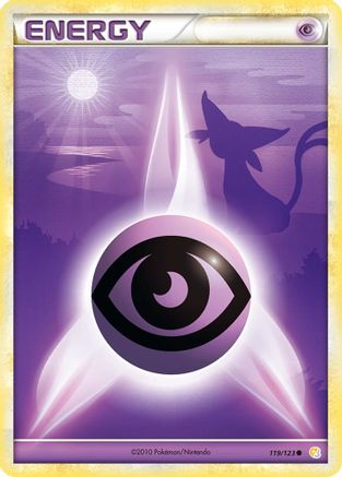 Psychic Energy - 119/123 [HeartGold SoulSilver] - Reverse Holofoil