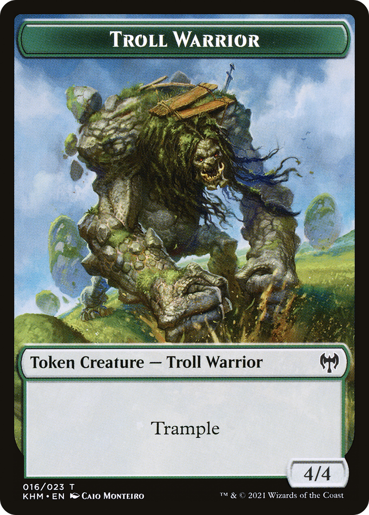 Troll Warrior (TKHM-016) [Kaldheim Tokens]