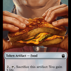 Alien Angel // Food (0027) Double-Sided Token [Doctor Who Tokens]