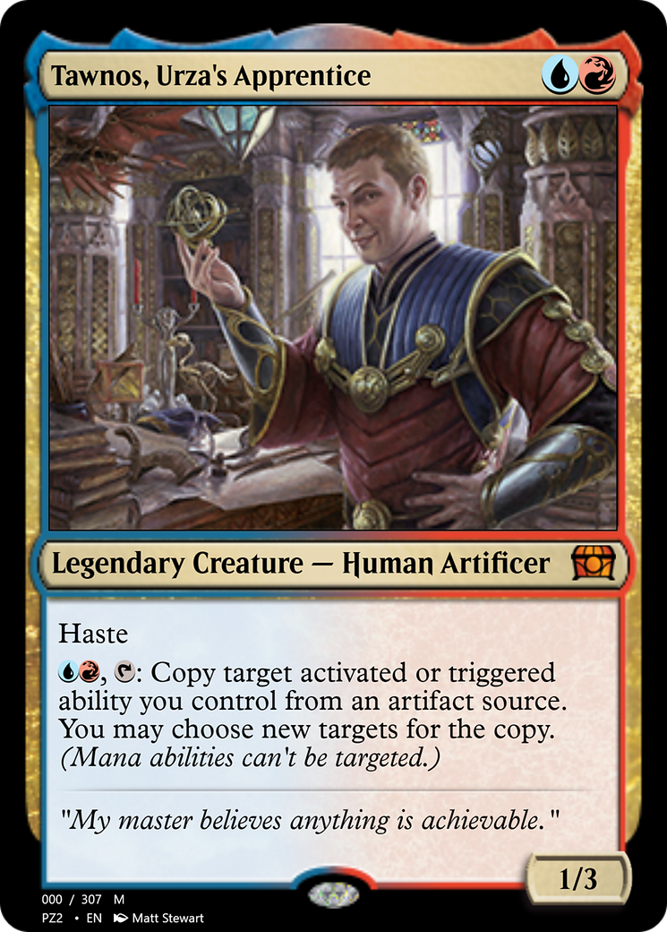 Tawnos, Urza's Apprentice (PZ2-70687) [Treasure Chest] Foil