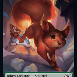 Squirrel // Balloon Double-Sided Token [Unfinity Tokens]