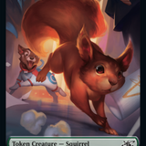 Squirrel // Storm Crow Double-Sided Token [Unfinity Tokens]