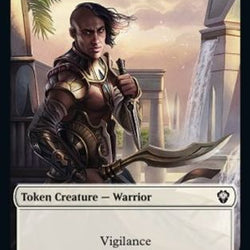 Zombie Knight // Warrior Double-Sided Token [Dominaria United Commander Tokens]