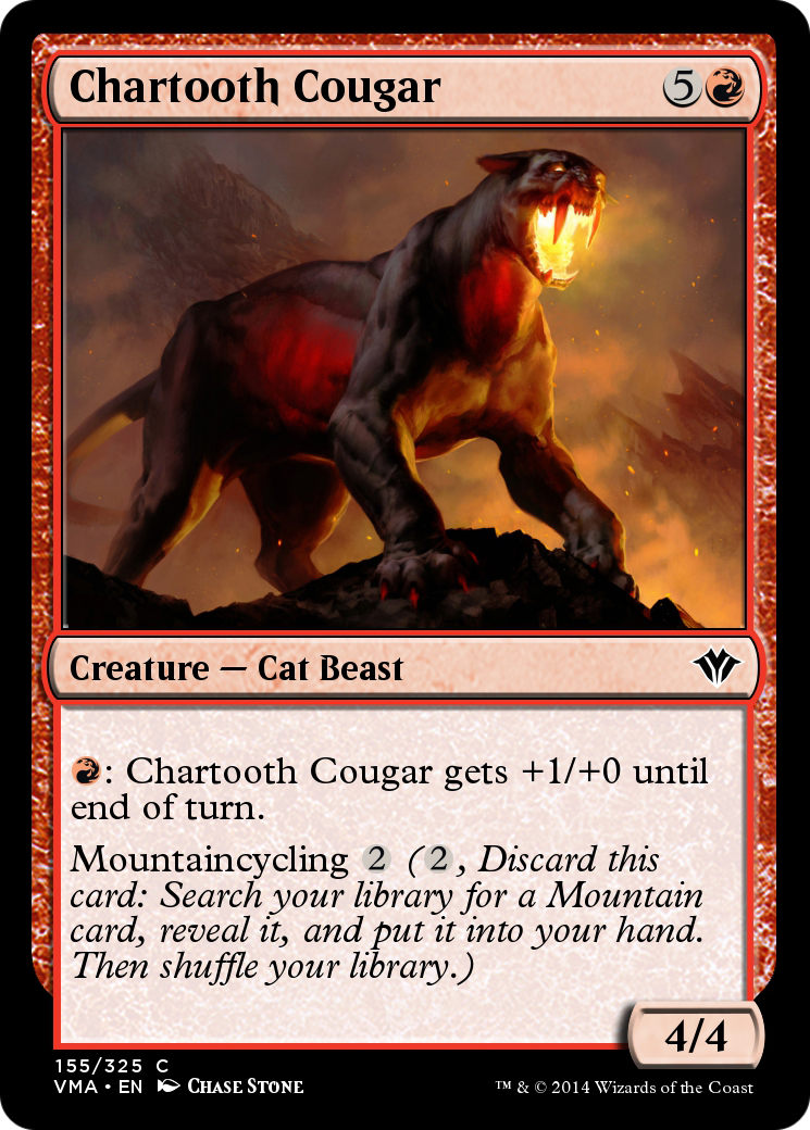 Chartooth Cougar (VMA-155) [Vintage Masters] Foil