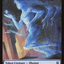 Hydra // Illusion Double-Sided Token [Zendikar Rising Tokens]